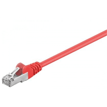Goobay Goobay | CAT 5e | Omrežni kabel | Nezaščiten zasukan par (F/UTP) | Moški | RJ-45 | Moški | RJ-45 | Rdeč | 1,5 m