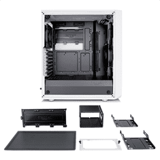 shumee Fractal Design | Meshify C bela - TG | FD-CA-MESH-C-WT-TGC | Stransko okno | Bela | ATX | Napajalnik priložen Ne | ATX
