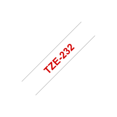 shumee Brother | 232 | Laminiran trak | Termo | Rdeč na belem | Rola (1,2 cm x 8 m)