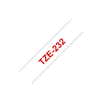 shumee Brother | 232 | Laminiran trak | Termo | Rdeč na belem | Rola (1,2 cm x 8 m)