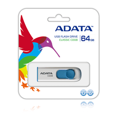 A-Data | C008 | 64 GB | USB 2.0 | Bela/Modra