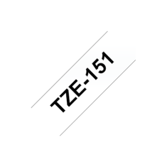 shumee Brother | 151 | Laminiran trak | Termo | Prozoren črn | Rola (2,4 cm x 8 m)
