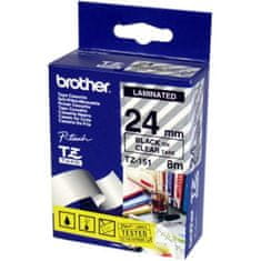 shumee Brother | 151 | Laminiran trak | Termo | Prozoren črn | Rola (2,4 cm x 8 m)