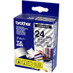 shumee Brother | 151 | Laminiran trak | Termo | Prozoren črn | Rola (2,4 cm x 8 m)