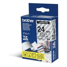 shumee Brother | 151 | Laminiran trak | Termo | Prozoren črn | Rola (2,4 cm x 8 m)