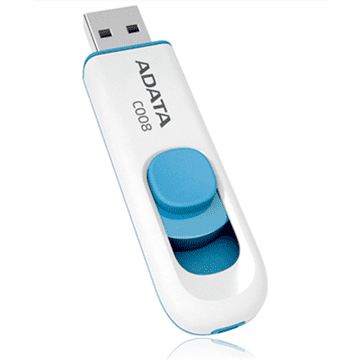 shumee ADATA | C008 | 32 GB | USB 2.0 | Bela/Modra