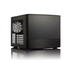 shumee Fractal Design | NODE 804 | Stransko okno | 2 - USB 3.0 | Zvočni vhod/izhod | Gumb za vklop z LED (bela) | LED za aktivnost trdega diska (bela) | Črna | Micro ATX | Napajalnik priložen Ne
