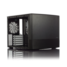 shumee Fractal Design | NODE 804 | Stransko okno | 2 - USB 3.0 | Zvočni vhod/izhod | Gumb za vklop z LED (bela) | LED za aktivnost trdega diska (bela) | Črna | Micro ATX | Napajalnik priložen Ne