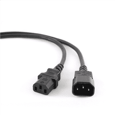 shumee Cablexpert | PC-189-VDE | Podaljševalni kabel za napajanje | Napajalni IEC 60320 C14 | Napajalni IEC 60320 C13 | 1,8 m | Črna