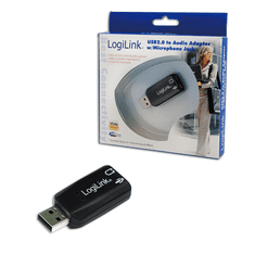 shumee Logilink | Zvočna kartica | USB zvočna kartica z virtualnimi 3D zvočnimi učinki