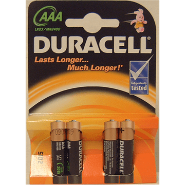 shumee Duracell AAA/LR03 Basic MN2400 alkalne baterije | 4 kosi.