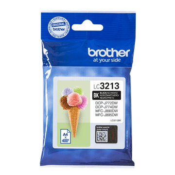 BROTHER LC | 3213BK | Črna | Kartuša s črnilom | 400 strani