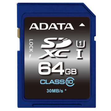 shumee ADATA Premier | Pomnilniška kartica Flash | 64 GB | Pomnilniška kartica SDXC UHS-I | Hitrostni razred UHS 1 / razred 10