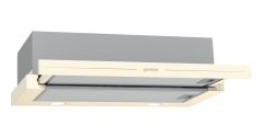 shumee Gorenje | Napa | BHP62CLI | Teleskopska | Razred energijske učinkovitosti C | Širina 60 cm | 435 m³/h | Mehansko upravljanje | LED | Slonokoščena barva