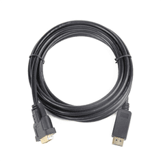 shumee Cablexpert | CC-DPM-DVIM | Kabel za prikazovalnik | Moški | 24+1-pinski digitalni DVI | Moški | 20-pinski DisplayPort | 1,8 m | Črna