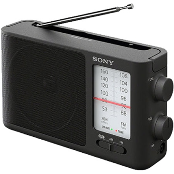 shumee Sony | Analogni radio | ICF-506 | 5 W | Črna