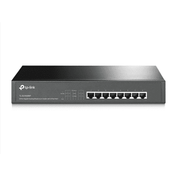 shumee TP-LINK | Stikalo | TL-SG1008MP | Neupravljano | Namizno/Rackmontažno | 8 1 Gbps (RJ-45) vrat | 8 PoE+ vrat | Vrsta napajanja: Enojno | 36 mesecev