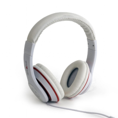 shumee Gembird | MHS-LAX-W stereo slušalke "Los Angeles" | Žične | Na ušesu | Mikrofon | Bele