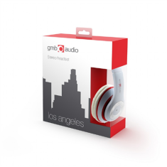 shumee Gembird | MHS-LAX-W stereo slušalke "Los Angeles" | Žične | Na ušesu | Mikrofon | Bele