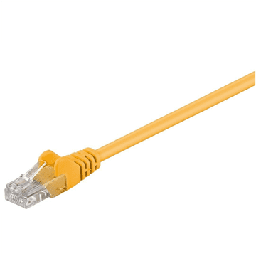 Goobay Goobay | CAT 5e | Omrežni kabel | Nezaščiten zasukani par (UTP) | Moški | RJ-45 | Moški | RJ-45 | Rumen | 1,5 m