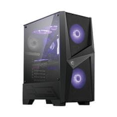 shumee MSI MAG FORGE 100M ohišje za računalnik Mid-Tower, USB 3.2, črno | MSI | MAG FORGE 100M | Črna | ATX | Napajalnik priložen Ne