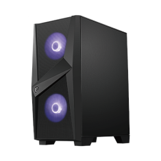 shumee MSI MAG FORGE 100M ohišje za računalnik Mid-Tower, USB 3.2, črno | MSI | MAG FORGE 100M | Črna | ATX | Napajalnik priložen Ne