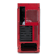 shumee Fractal Design | Focus G | FD-CA-FOCUS-RD-W | Stransko okno | Leva stranska plošča - kaljeno steklo | Rdeča | ATX | Napajalnik priložen Ne | ATX