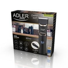 shumee Adler | AD 2832 | Strižnik za lase | Brezžični ali z vrvico | 4 nastavitve dolžine | Črna