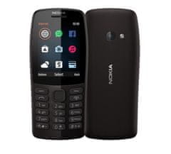 shumee Nokia | 210 | Črna | 2,4" | TFT | 240 x 320 slikovnih pik | 16 MB | N/A MB | Dvojna SIM kartica | Bluetooth | 3.0 | Različica USB microUSB | Glavna kamera 0,3 MP | 1020 mAh