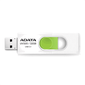 shumee ADATA | UV320 | 32 GB | USB 3.1 | Bela/zelena