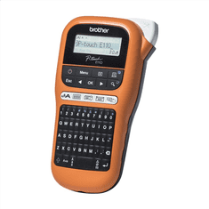 shumee Brother P-Touch | PT-E110VP | Enobarvni | Termo prenos | Drugo | Črna | Oranžna