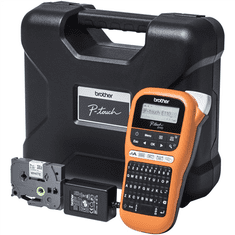 shumee Brother P-Touch | PT-E110VP | Enobarvni | Termo prenos | Drugo | Črna | Oranžna