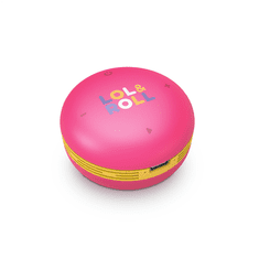 shumee Otroški zvočnik Energy Sistem Lol&Roll Pop | 5 W | Bluetooth 5.0 | Roza | Polnjenje prek USB | 3 ure delovanja baterije