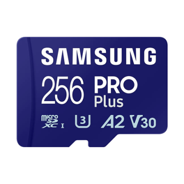 shumee Samsung | microSD kartica | Pro Plus | 256 GB | MicroSDXC | Flash pomnilnik razreda 10 | Hitrost pisanja 130 MB/s | Hitrost branja 180 MB/s | Modra