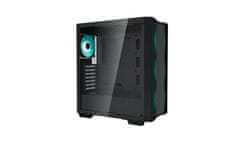 shumee Deepcool | Primerno za velikosti do "" | Ohišje srednjega stolpa (brez ventilatorjev) | CC560 | Stransko okno | Črna | Srednje velik | Napajalnik priložen Ne | ATX PS2