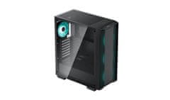 shumee Deepcool | Primerno za velikosti do "" | Ohišje srednjega stolpa (brez ventilatorjev) | CC560 | Stransko okno | Črna | Srednje velik | Napajalnik priložen Ne | ATX PS2