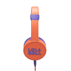 shumee Otroške slušalke Energy Sistem Lol&Roll Pop Orange (deljenje glasbe, snemljiv kabel, omejitev glasnosti 85 dB, mikrofon) | Otroške slušalke | Lol&Roll Pop | Žične | Na ušesa