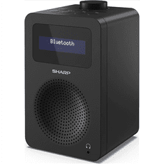 shumee Sharp DR-430(BK) digitalni radio, FM/DAB/DAB+, Bluetooth 5.0, polnočno črna Sharp | polnočno črna | DR-430(BK) | Digitalni radio | Bluetooth | FM radio | Izhod za slušalke