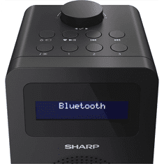 shumee Sharp DR-430(BK) digitalni radio, FM/DAB/DAB+, Bluetooth 5.0, polnočno črna Sharp | polnočno črna | DR-430(BK) | Digitalni radio | Bluetooth | FM radio | Izhod za slušalke