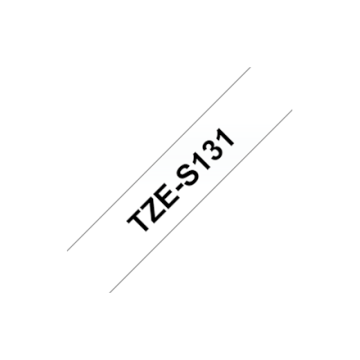 shumee Brother | S131 | Laminiran trak | Termo | Prozoren črn | Rola (1,2 cm x 8 m)