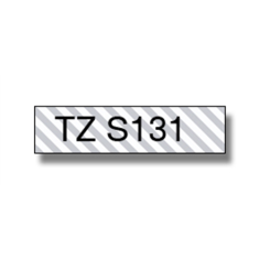 shumee Brother | S131 | Laminiran trak | Termo | Prozoren črn | Rola (1,2 cm x 8 m)
