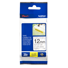 shumee Brother | S131 | Laminiran trak | Termo | Prozoren črn | Rola (1,2 cm x 8 m)