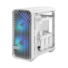 shumee Fractal Design Torrent Compact RGB belo TG (prozorno) ohišje za računalnik - srednji stolp, napajalnik ni priložen, ATX