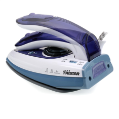 shumee Tristar | ST-8152 | Potovalni parni likalnik | Parni likalnik | 1000 W | Prostornina rezervoarja za vodo 60 ml | Neprekinjen izpust pare 15 g/min | Izpust pare g/min | Modra