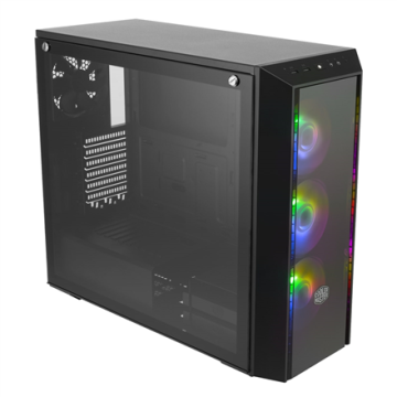 shumee Cooler Master | MASTERBOX PRO 5 ARGB | Stransko okno | Črna | Srednje velik stolp | Napajalnik priložen Ne | ATX