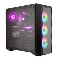 shumee Cooler Master | MASTERBOX PRO 5 ARGB | Stransko okno | Črna | Srednje velik stolp | Napajalnik priložen Ne | ATX
