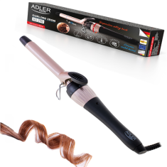 shumee Adler | Kodralnik las | AD 2116 | Keramični grelni sistem | Premer valja 19 mm | Zaslon | Temperatura (min) °C | Temperatura (maks) 200 °C | Število stopenj gretja | 36 W | Črna/roza