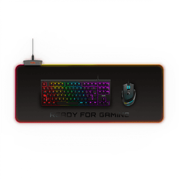 shumee Podloga za miško Energy Sistem ESG P5 RGB Gaming | 800 x 300 x 4 mm | Črna