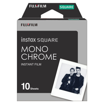 shumee Fujifilm | Instax Square Monochrome (10pl) kartica za takojšnje fotografiranje | 86 x 72 mm | Površina slike: 62 × 62 mm | Komplet 10 kosov
