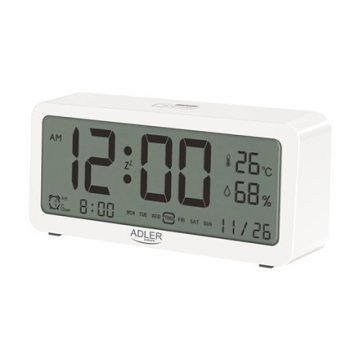 shumee Budilka Adler AD 1195w bela, funkcija alarma